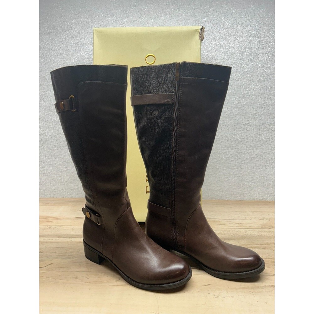 Franco Sarto L-Crash Tall Riding 2 Tone Wide Calf Women's Boots Size 8.5M